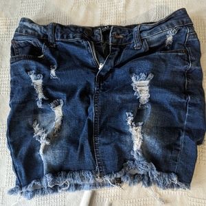 Wax jeans Los Angeles cutoff blue booty shorts 90114 size small